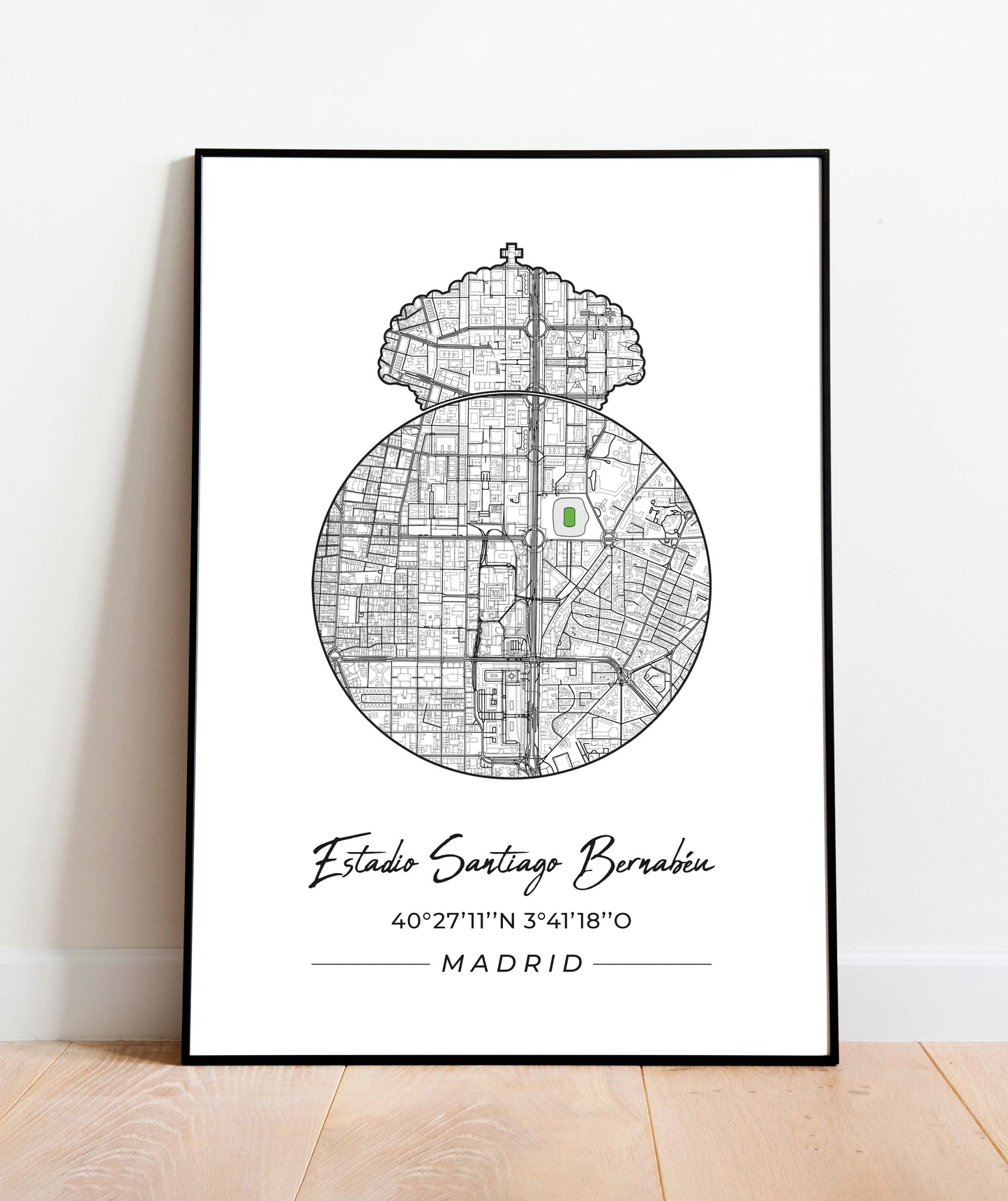 Estadio Santiago Bernabéu - Póster del Madrid - FansMap
